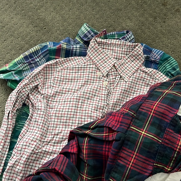 Boys 3/3T Button Down shirts bundle Janie and Jack / Ralph Lauren - Picture 3 of 7